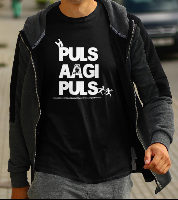 Puls Aagi Puls Running Adventure With Characters T-Shirt