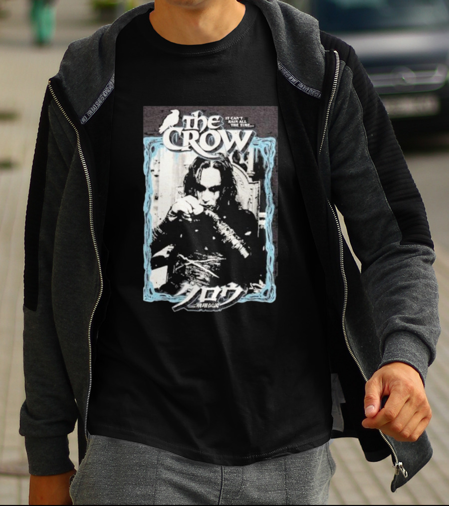 The Crow It Can't Rain All The Time Gothic Movie Scene T-Shirt