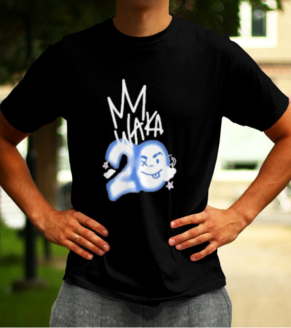 Waka Crew Waka 20 Birthday Bundle MM Style Cloud Star Emoji T-Shirt