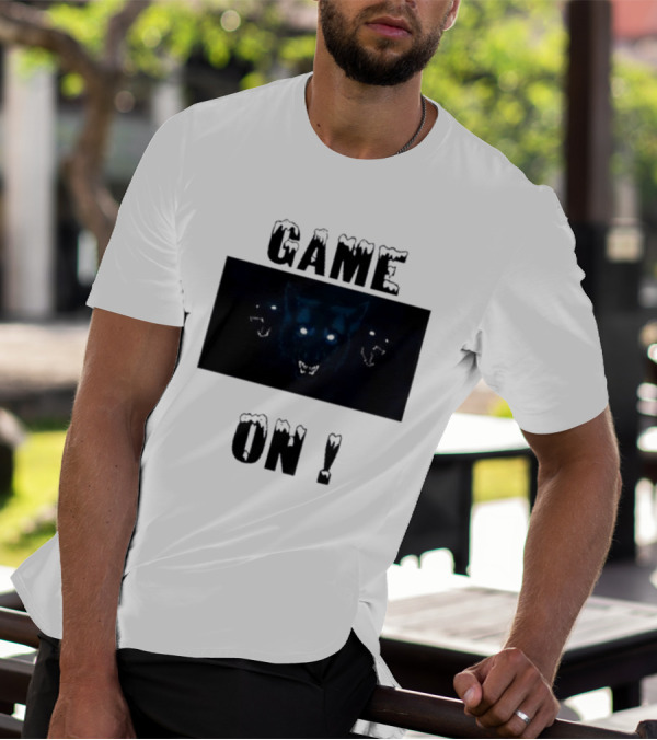 Wolvesden Game On Fierce Trio Wolf Face T-Shirt