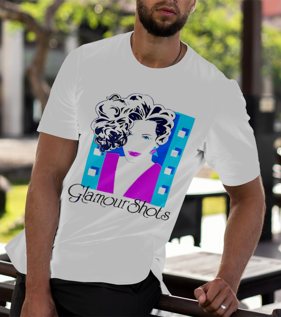 Retro 80s Glamour Shots Abstract T-Shirt