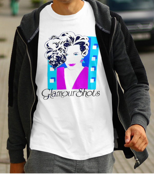 Retro 80s Glamour Shots Abstract T-Shirt