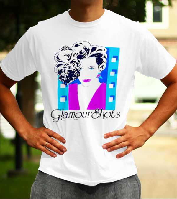 Retro 80s Glamour Shots Abstract T-Shirt