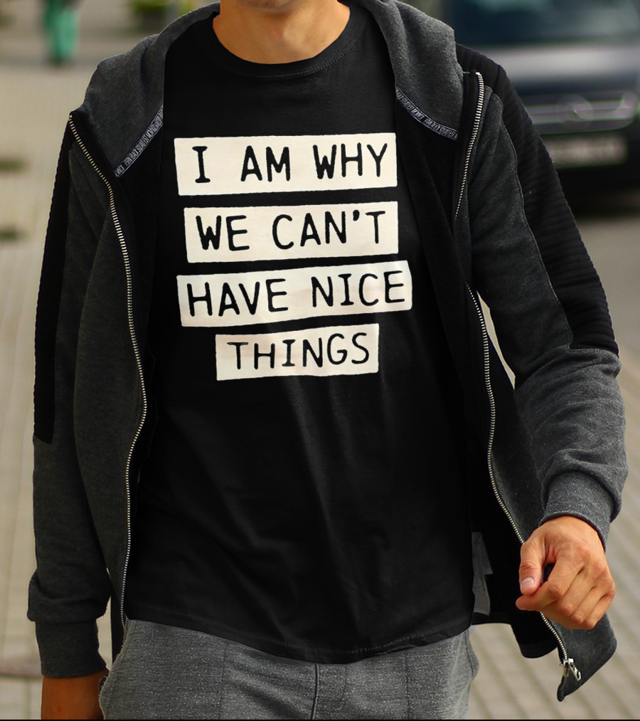 I Am Why We Can’t Have Nice Things Taylor Swift Inspired Phrase T-Shirt