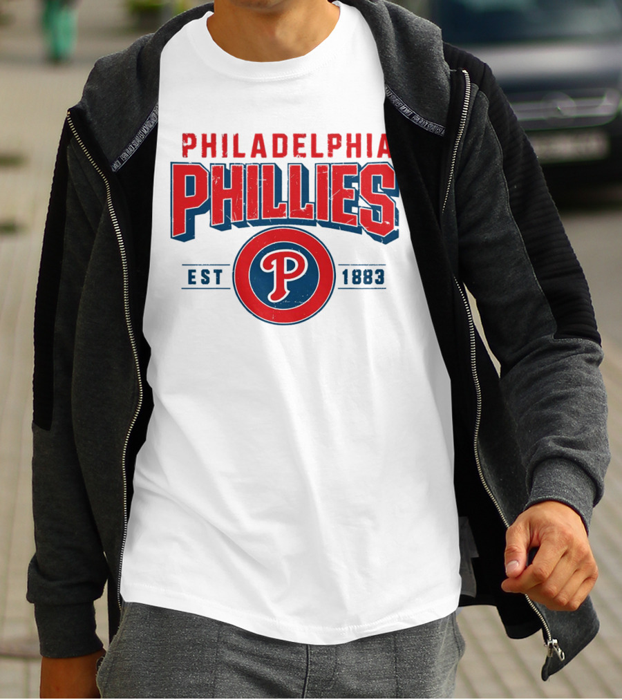 Philadelphia Phillies Est 1883 Vintage Logo P T-Shirt