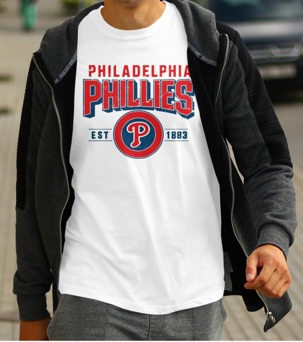 Philadelphia Phillies Est 1883 Vintage Logo P T-Shirt