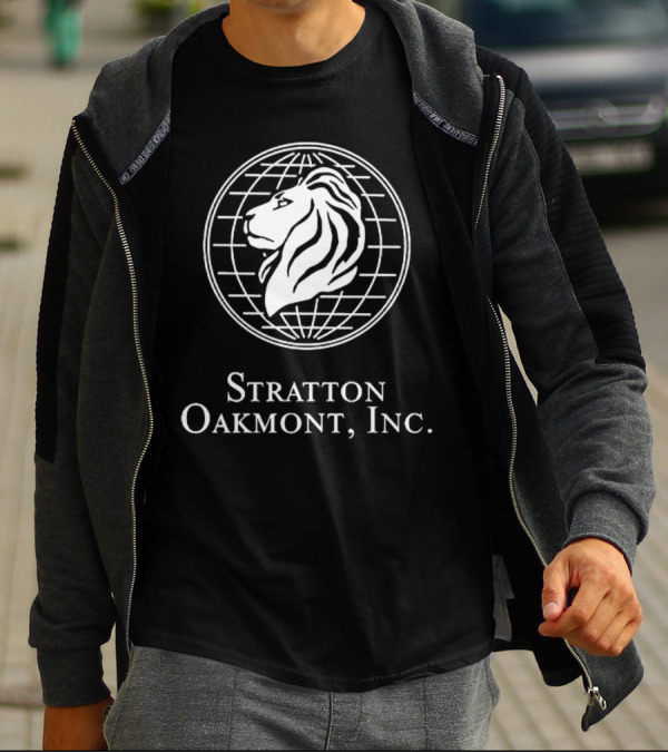 Stratton Oakmont Inc Lion Globe T-Shirt