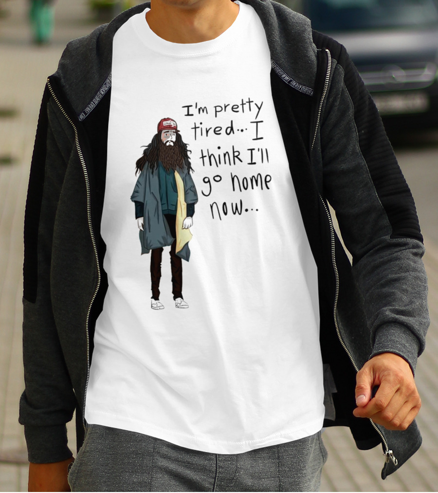 I'm Pretty Tired I Think I'll Go Home Now Vintage Movie Forest Run T-Shirt