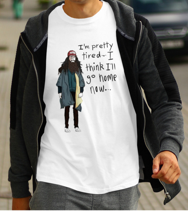 I'm Pretty Tired I Think I'll Go Home Now Vintage Movie Forest Run T-Shirt