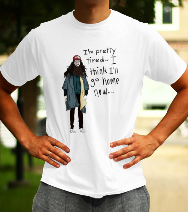 I'm Pretty Tired I Think I'll Go Home Now Vintage Movie Forest Run T-Shirt