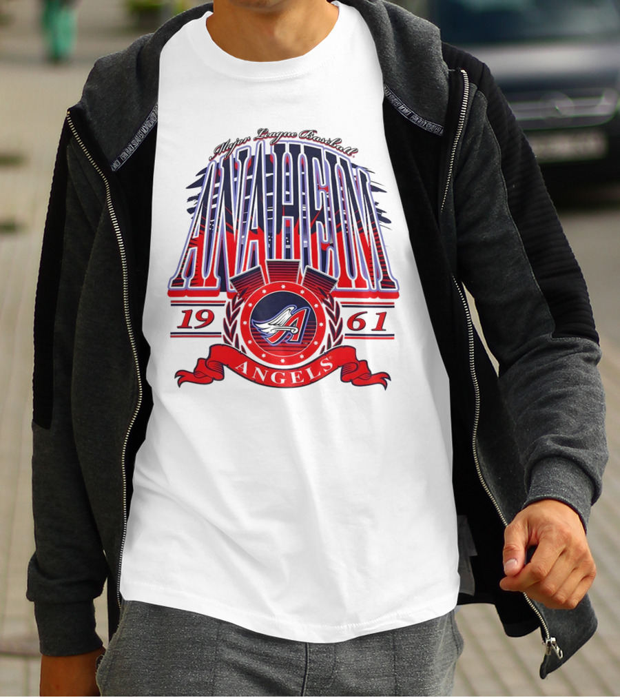 Major League Baseball Anaheim Angels 1961 T-Shirt