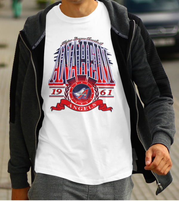 Major League Baseball Anaheim Angels 1961 T-Shirt