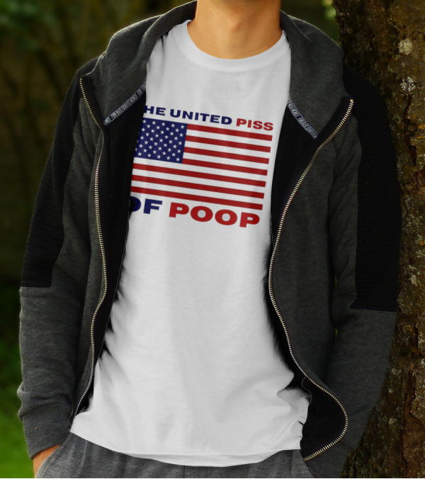 The United Piss Of Poop America Flag T-Shirt