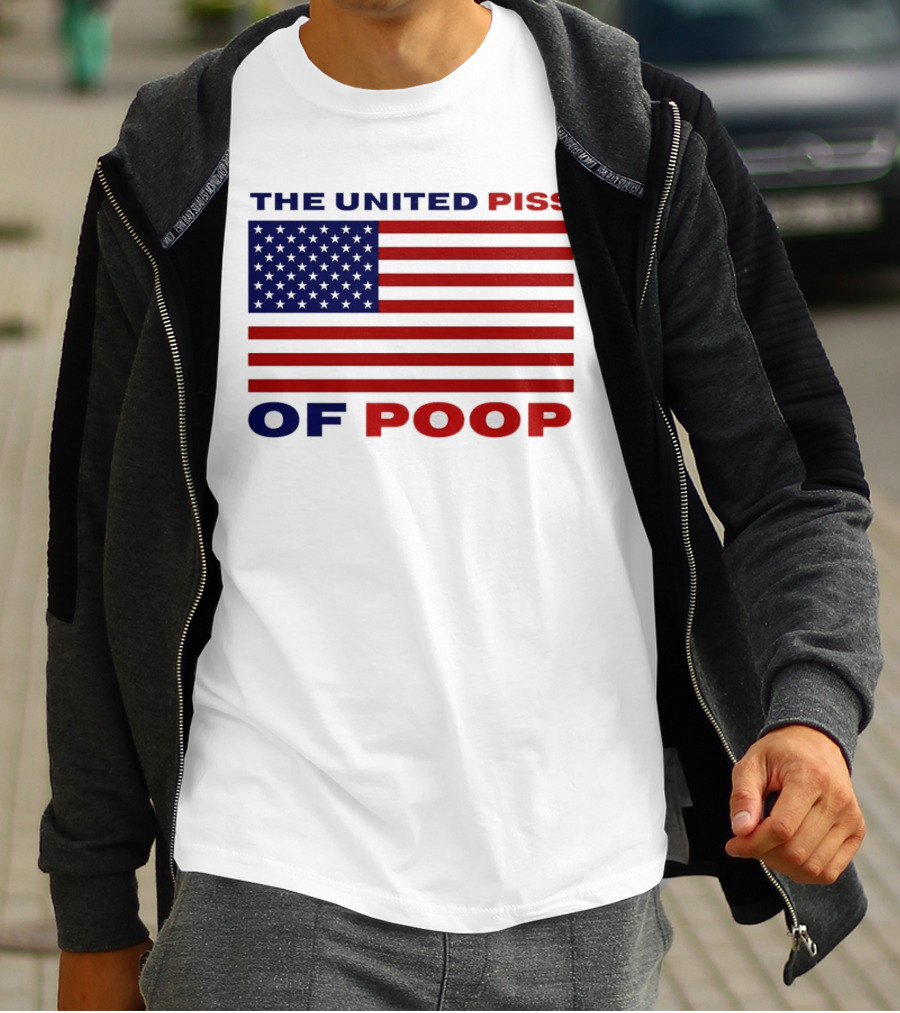 The United Piss Of Poop America Flag T-Shirt