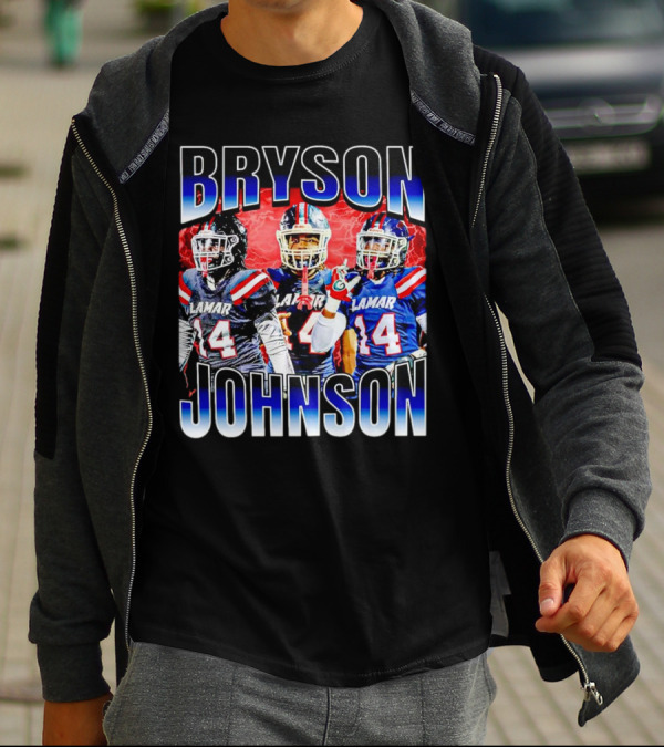 Bryson Johnson Lamar 44 Football Vintage T-Shirt