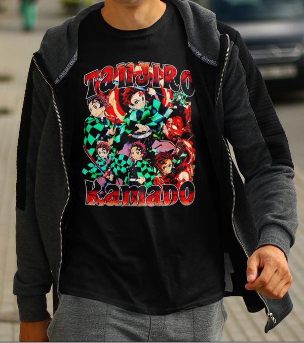 Tanjiro Kamado Vintage Anime Character Collection T-Shirt