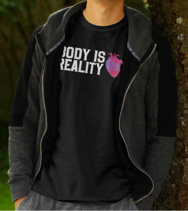 Body Is Reality Crimes Of The Future Heart T-Shirt