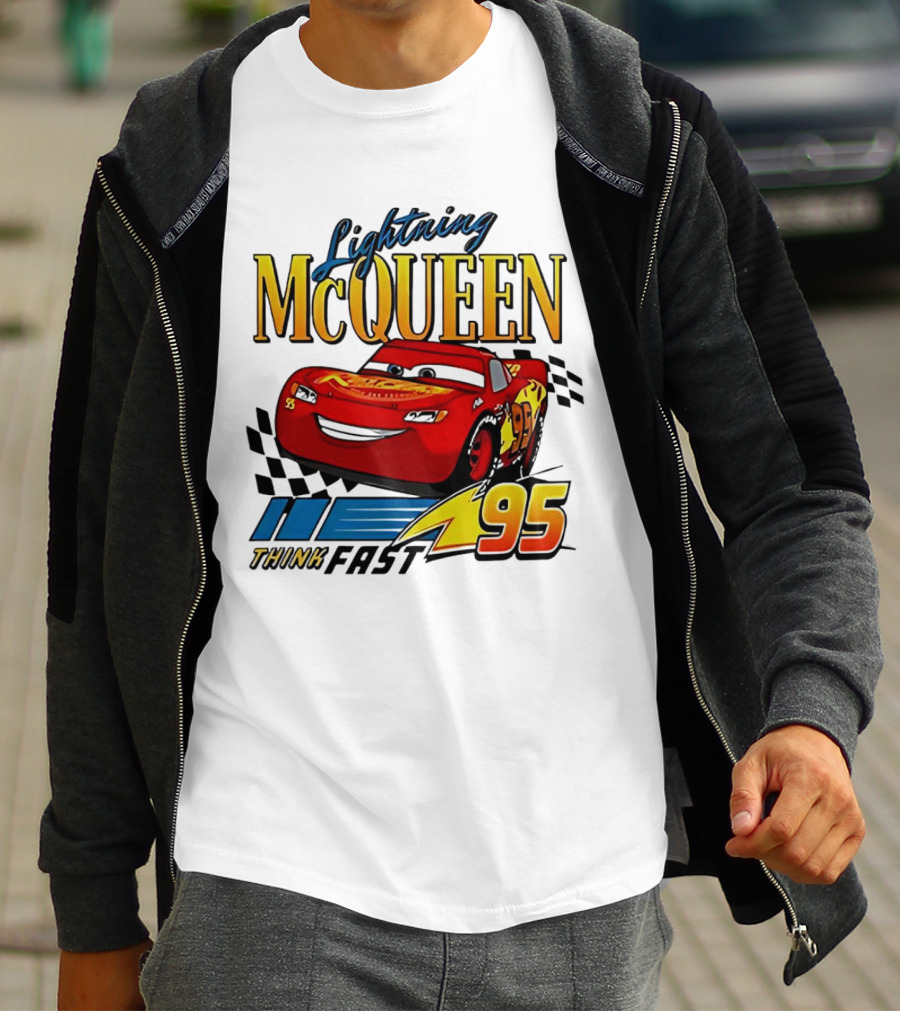 Lightning McQueen 95 Think Fast Racing Adventure T-Shirt
