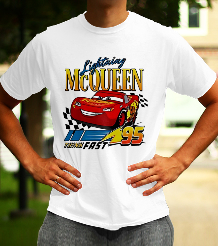 Lightning McQueen 95 Think Fast Racing Adventure T-Shirt