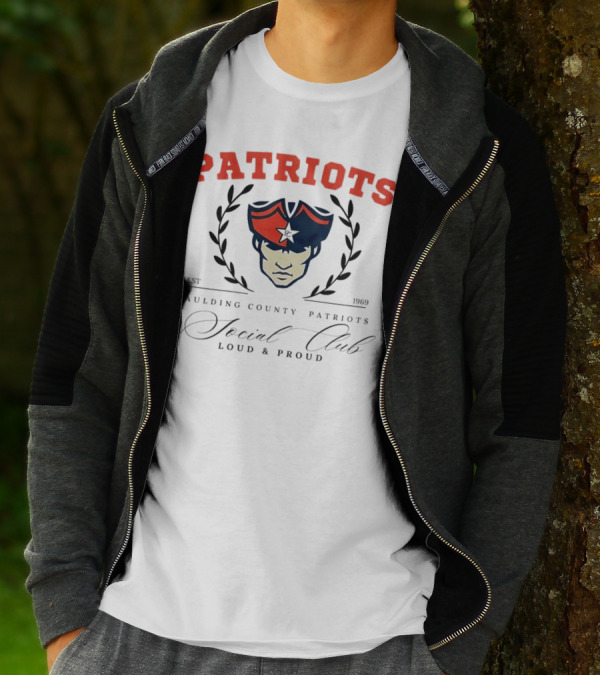 Patriots Paulding County Social Club Loud And Proud Est 1969 T-Shirt