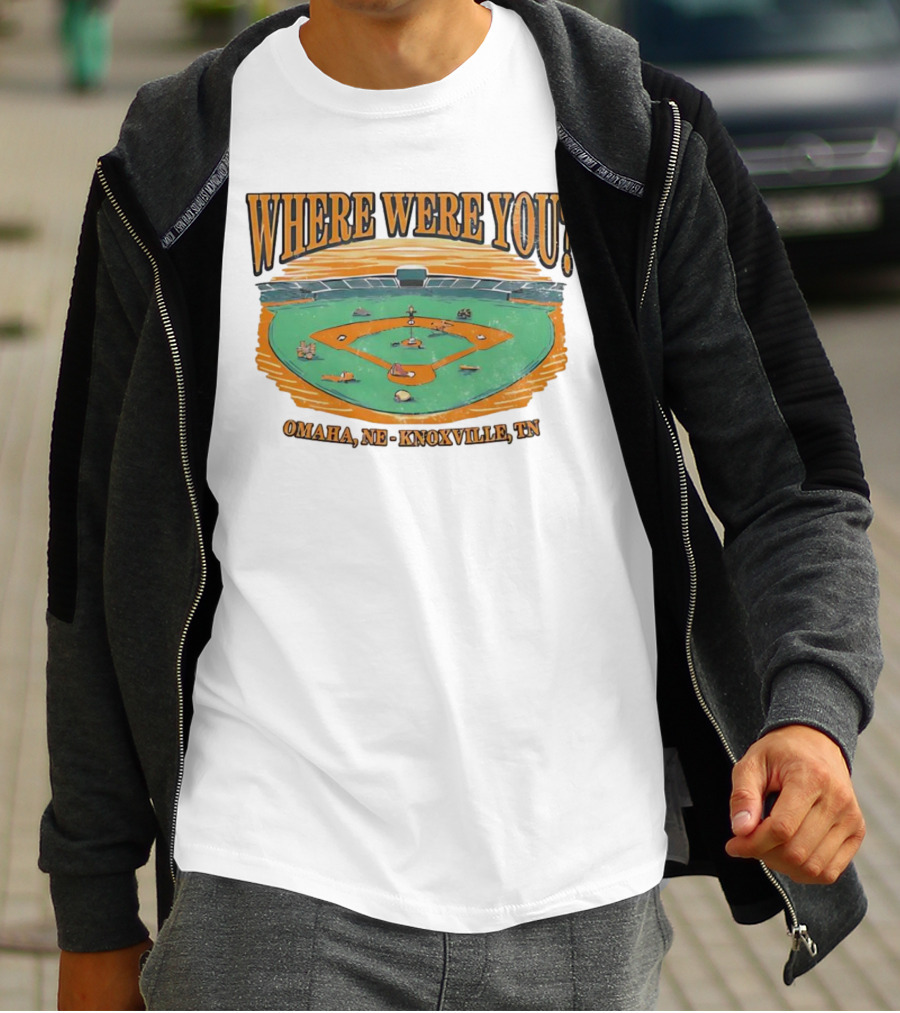 WHERE WERE YOU? Omaha, NE - Knoxville, TN T-Shirt