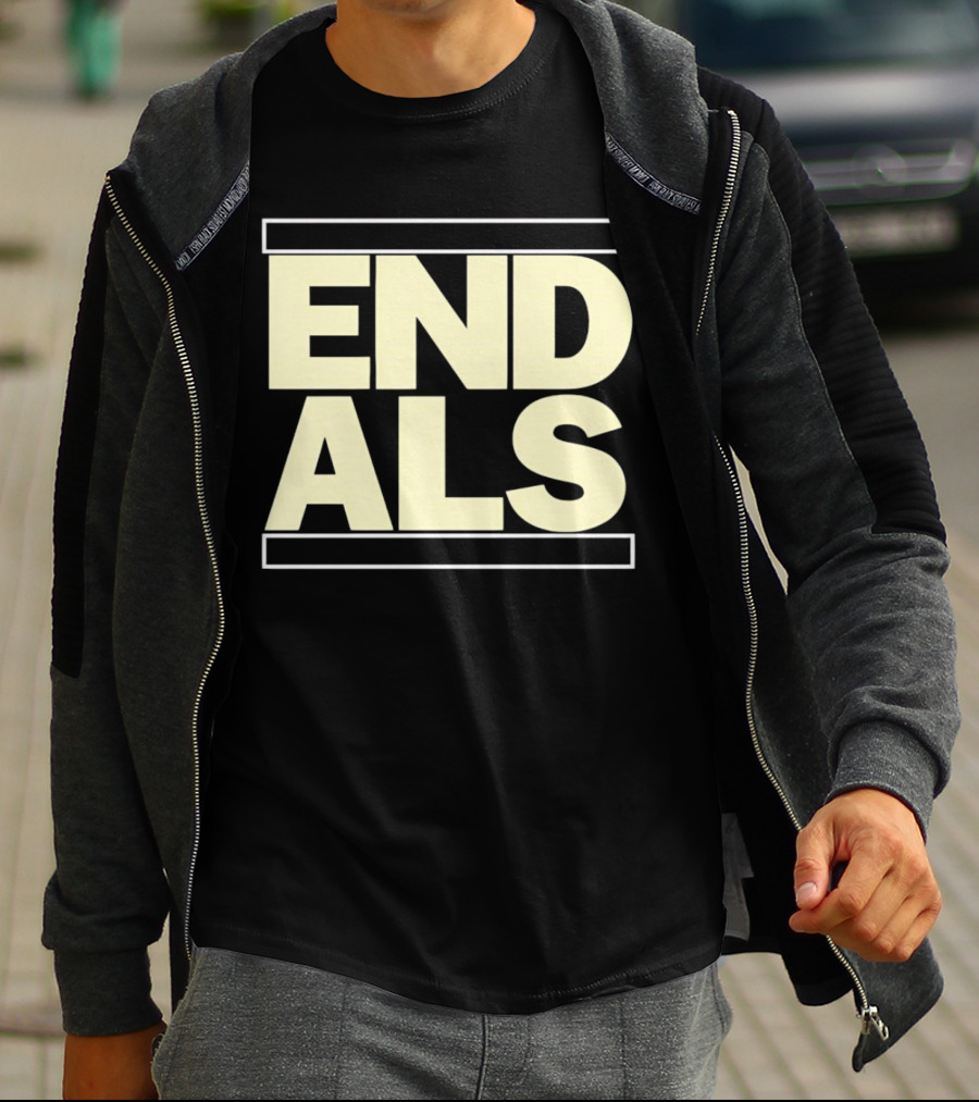 END ALS Torey Lovullo Wearing Awareness Campaign T-Shirt