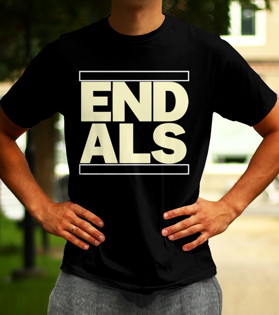 END ALS Torey Lovullo Wearing Awareness Campaign T-Shirt
