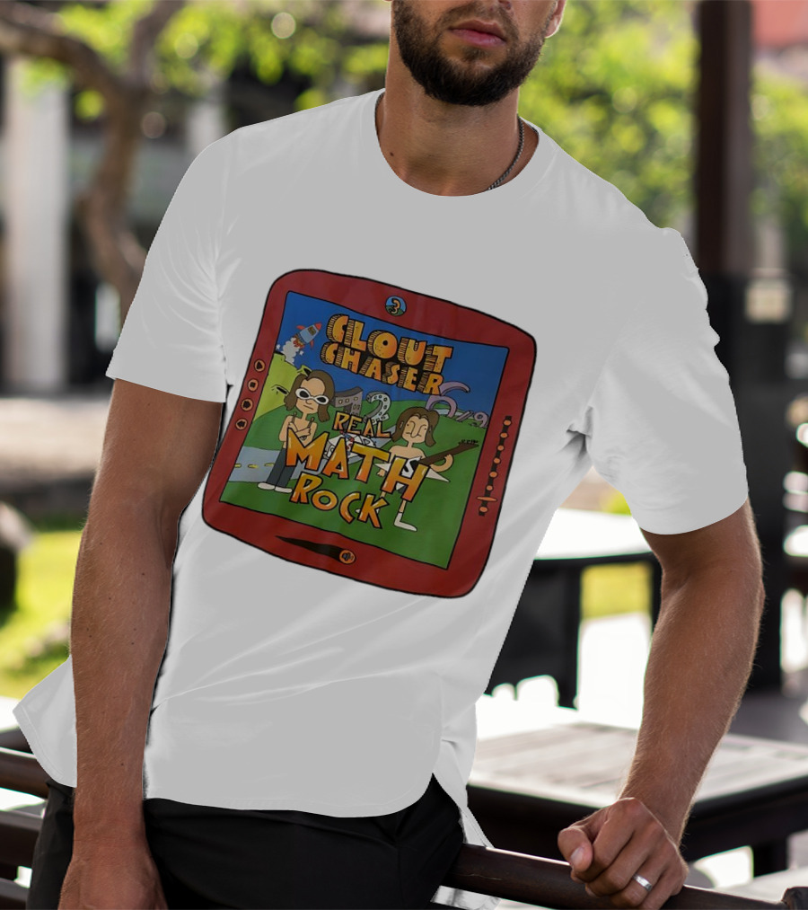 Clout Chaser Real Math Rock Cartoon TV Style Adventure T-Shirt