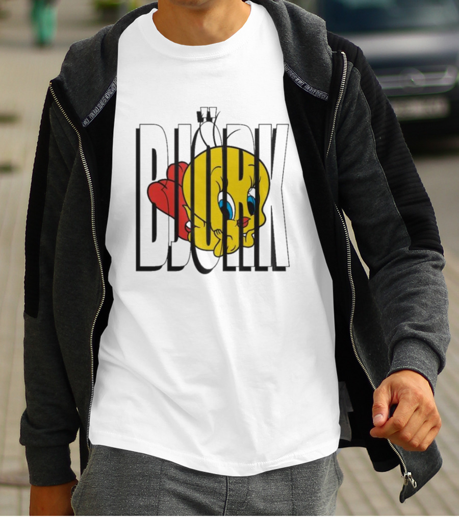 Tweety Bjork Chibi Cute Duck T-Shirt
