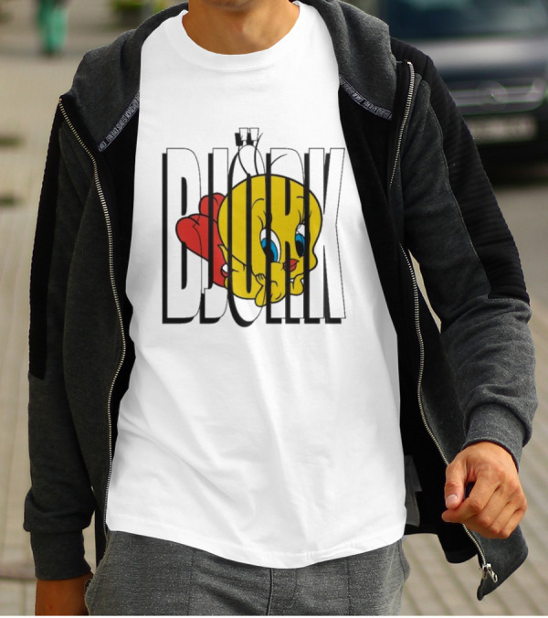 Tweety Bjork Chibi Cute Duck T-Shirt