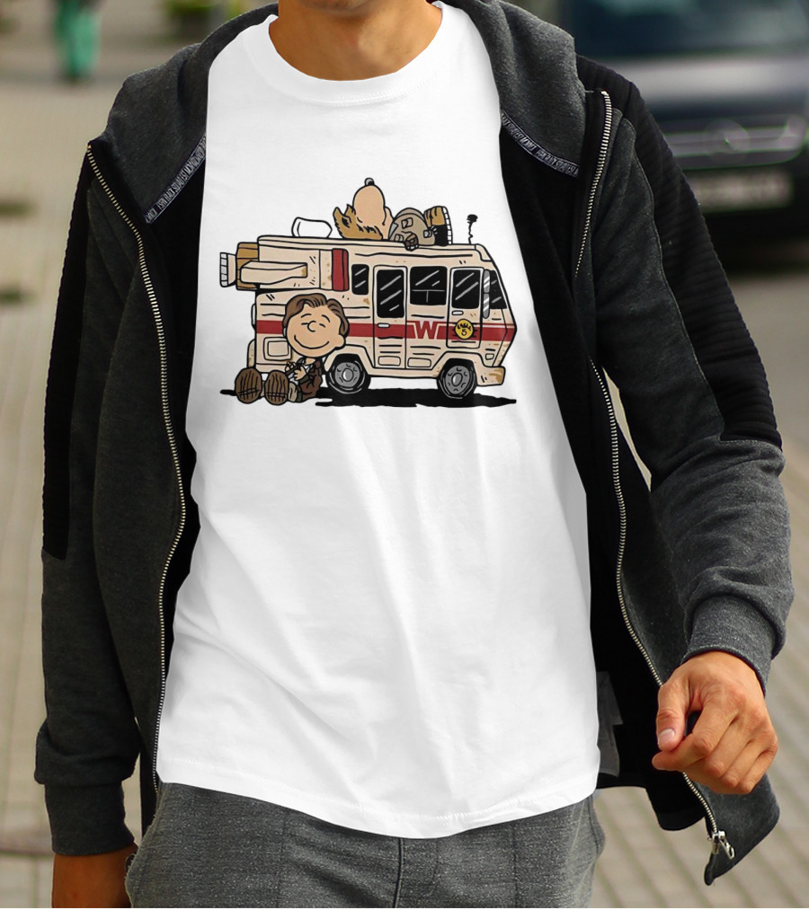 Spaceballs Lone Starr Barf And Eagle 5 In Peanuts T-Shirt