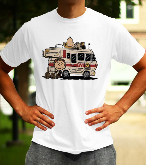 Spaceballs Lone Starr Barf And Eagle 5 In Peanuts T-Shirt