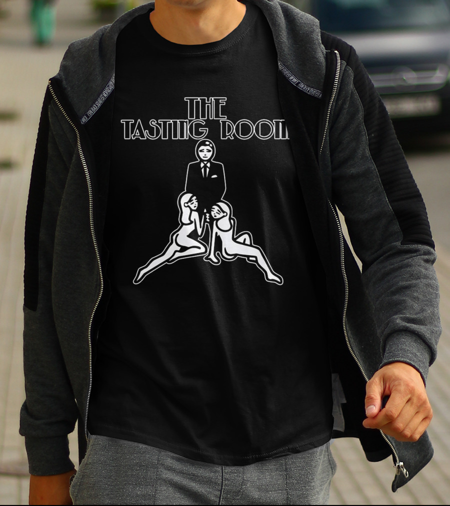 The Tasting Room Sophisticated Style With Two Figures T-Shirt