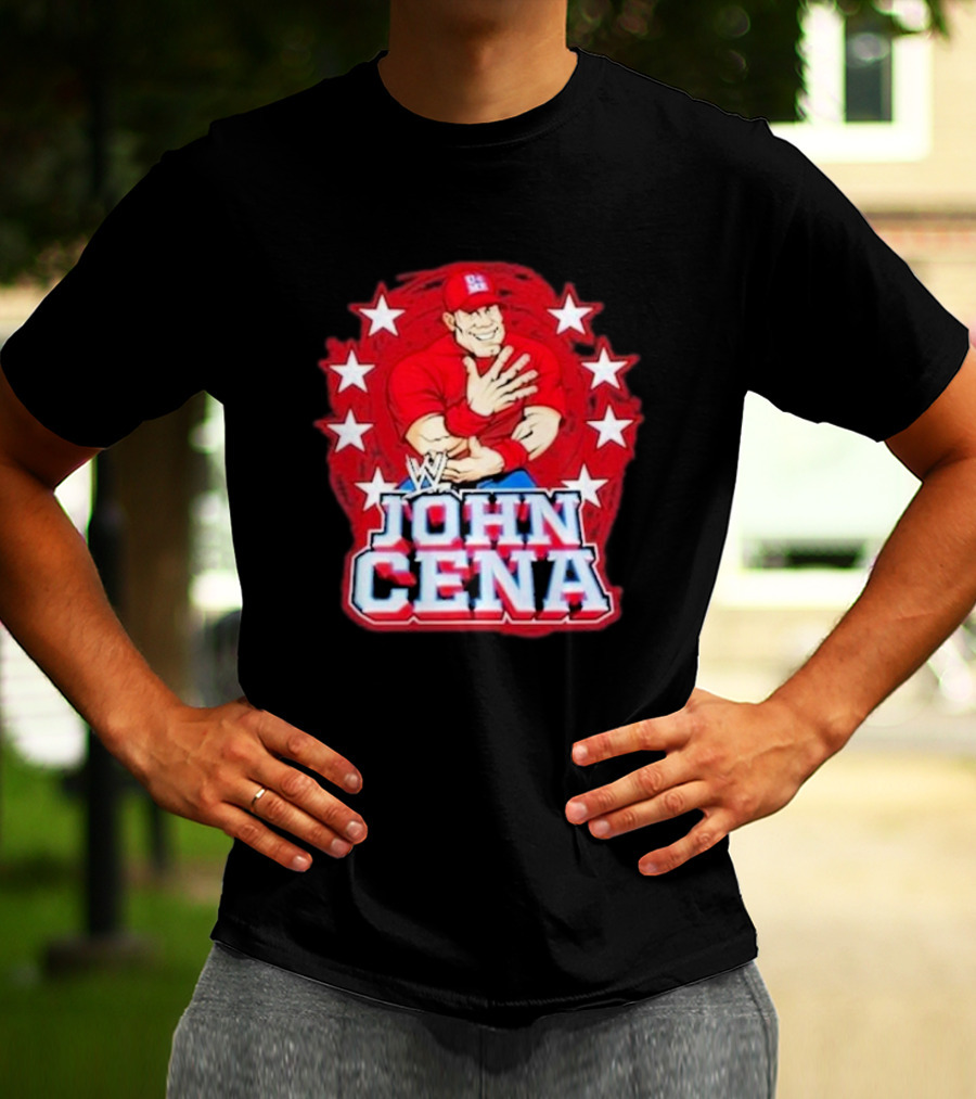 WWE John Cena Cartoon Stars T-Shirt