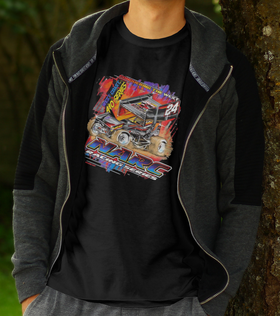 Conquering The West Coast 410 Series NARC Racing Series 24 T-Shirt