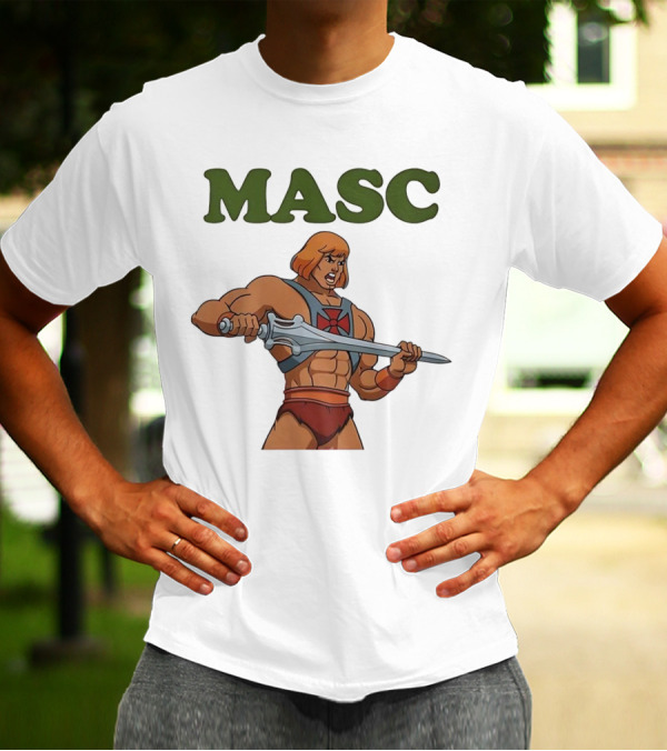 MASC He-Man Comic Character T-Shirt