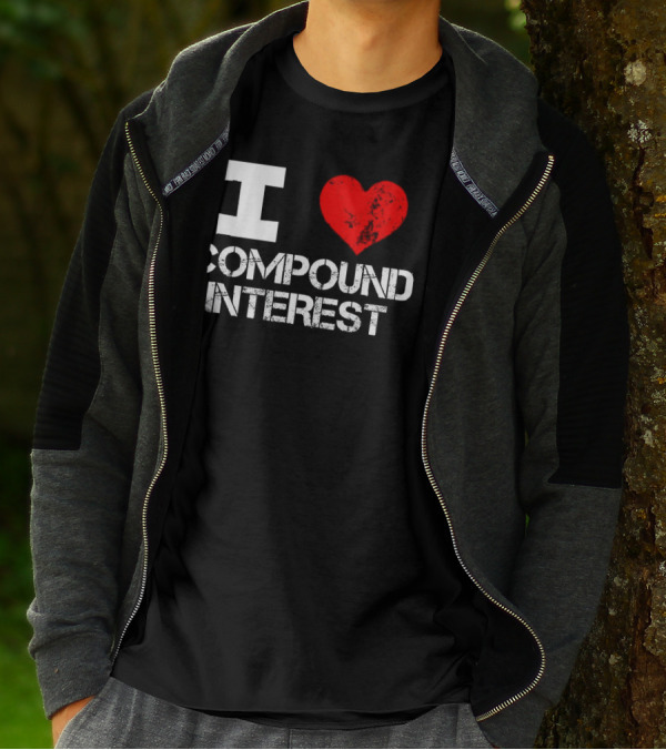 I Heart Love Compound Interest T-Shirt