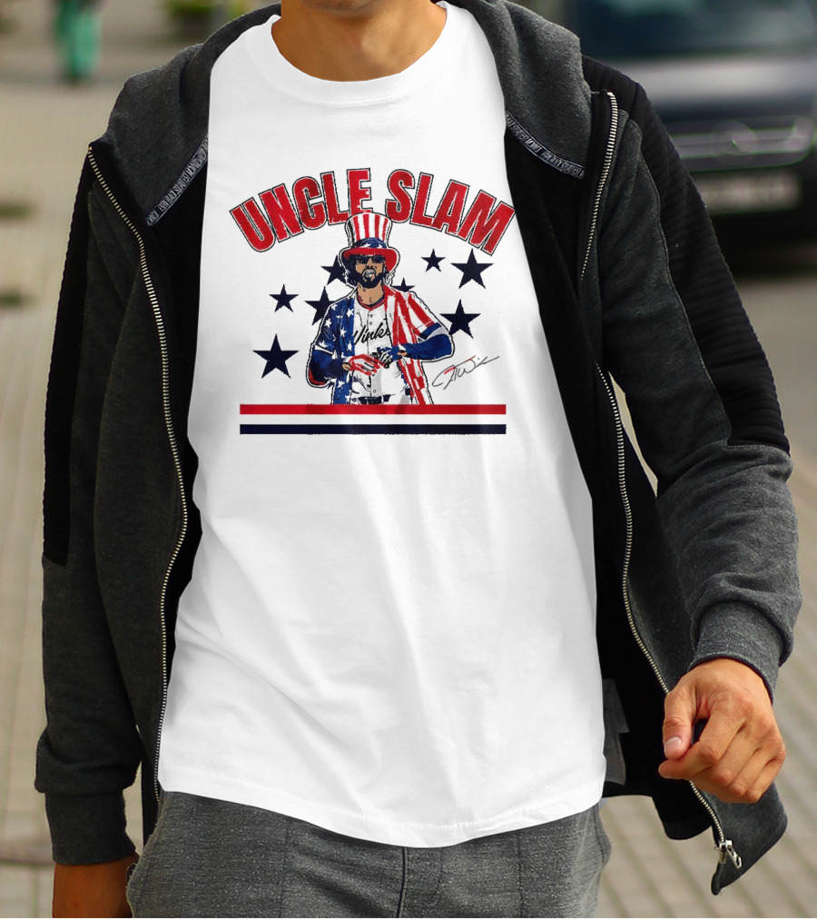 UNCLE SLAM Jesse Winker Signature Patriotic T-Shirt
