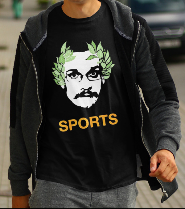Olympic John Laurel Wreath Face Sports T-Shirt