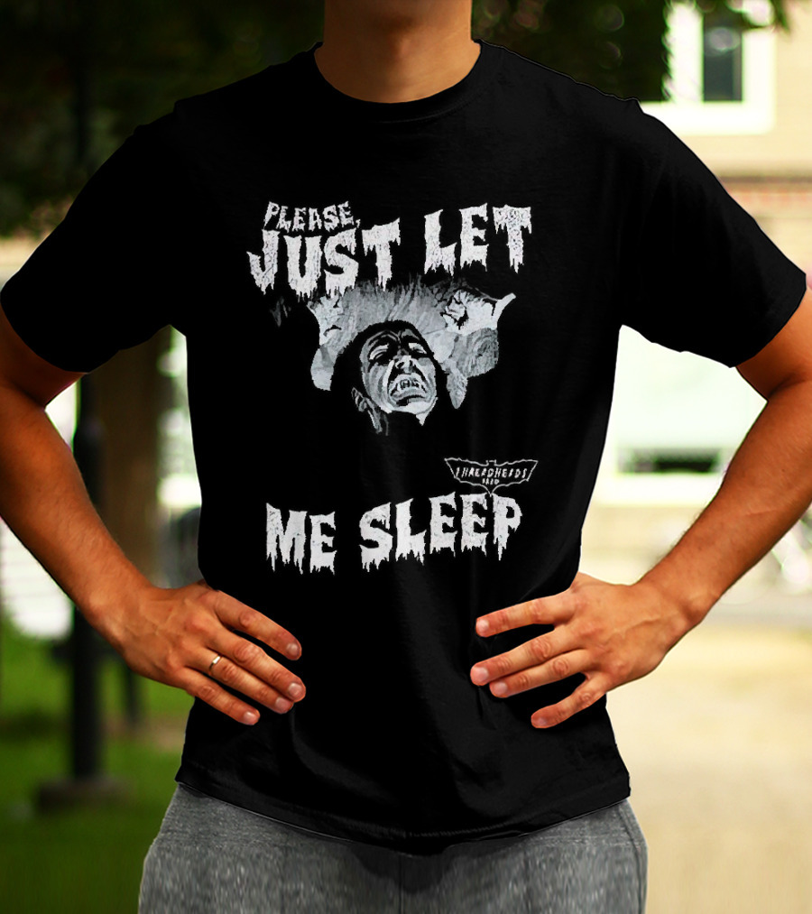 Please Just Let Me Sleep Dracula With Classic Horror T-Shirt