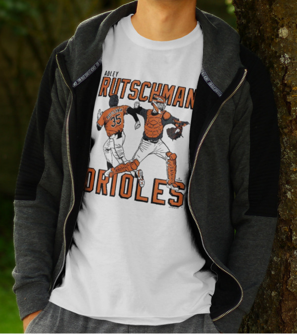 Adley Rutschman Baltimore Orioles #35 MLB Catcher T-Shirt