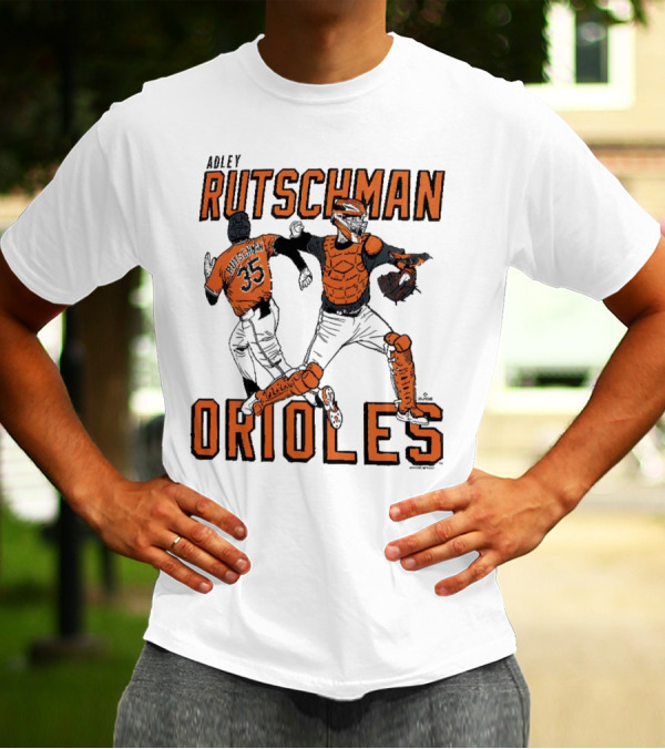 Adley Rutschman Baltimore Orioles #35 MLB Catcher T-Shirt