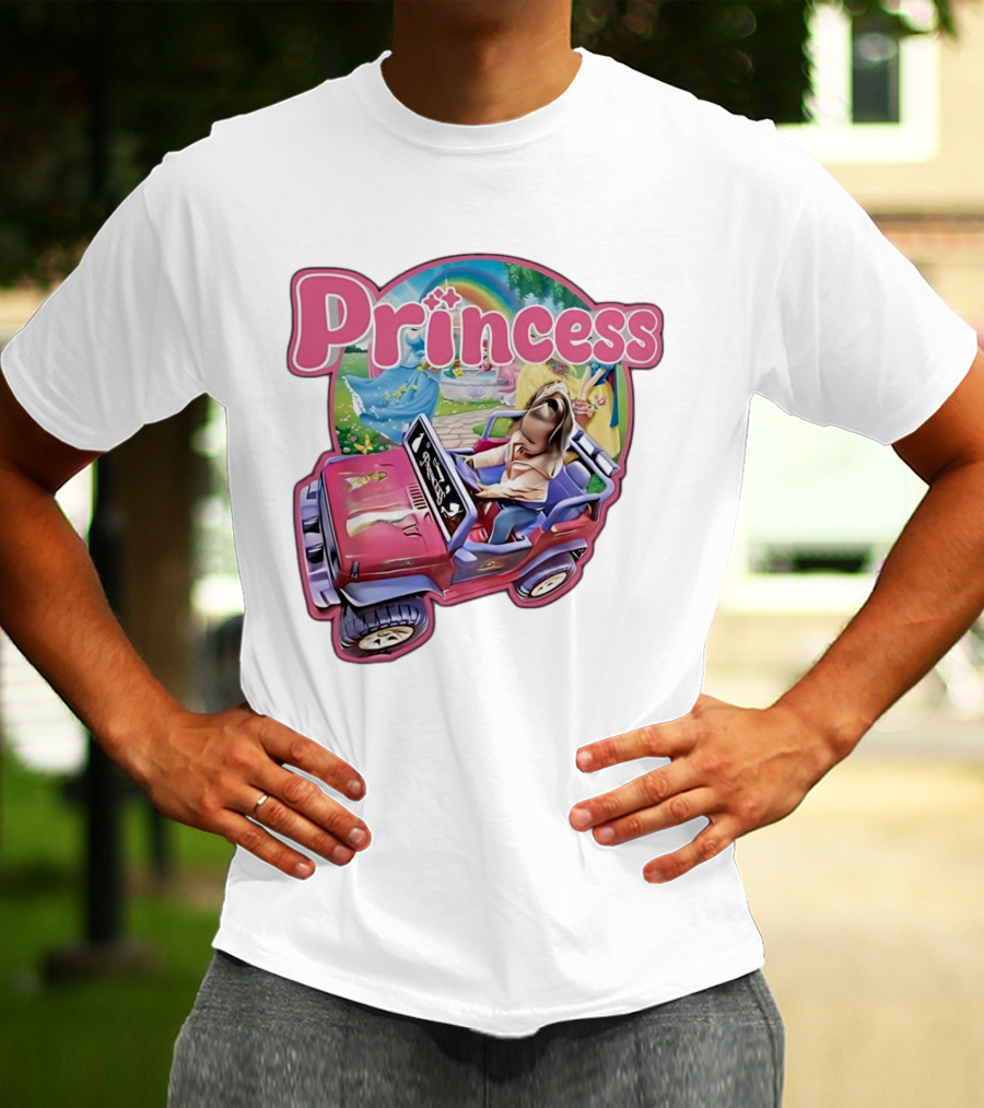 Princess Rainbow Fantasy Adventure Kids Jeep T-Shirt