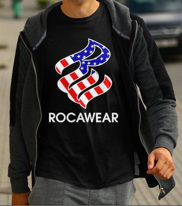 Rocawear American Flag Logo Freedom T-Shirt