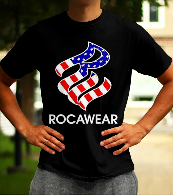 Rocawear American Flag Logo Freedom T-Shirt