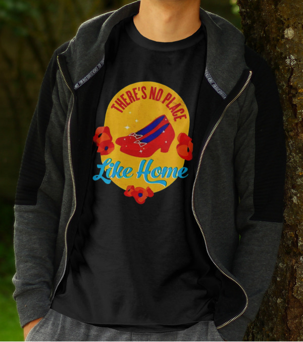 There's No Place Like Home Red Shoes Vintage T-Shirt