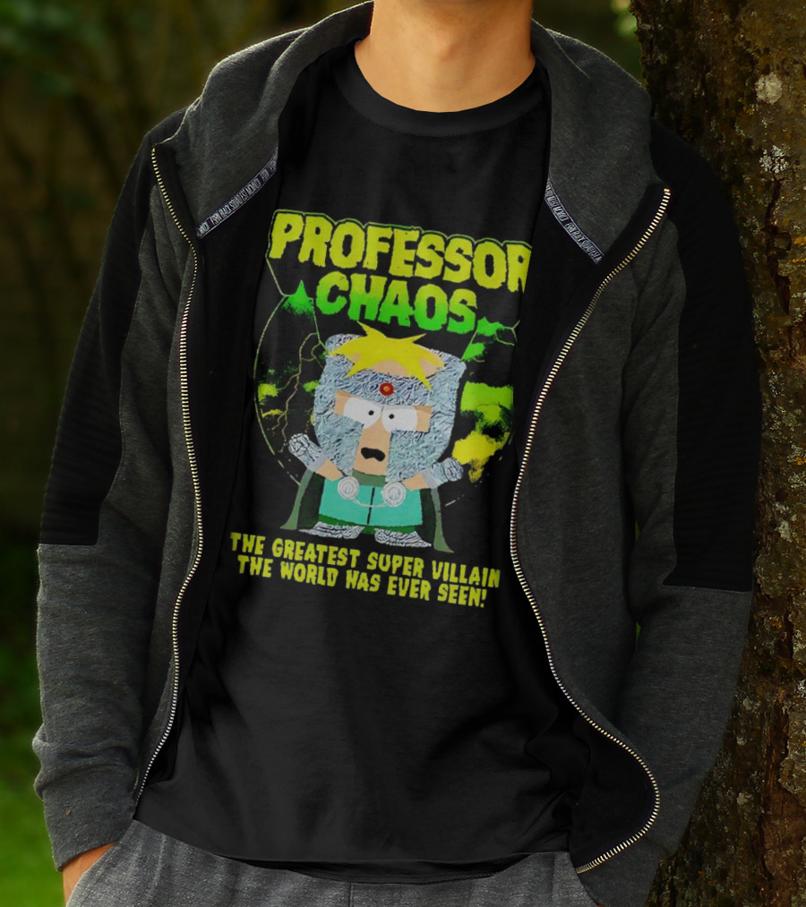 Professor Chaos The Greatest Super Villain The World Has Ever Seen T-Shirt