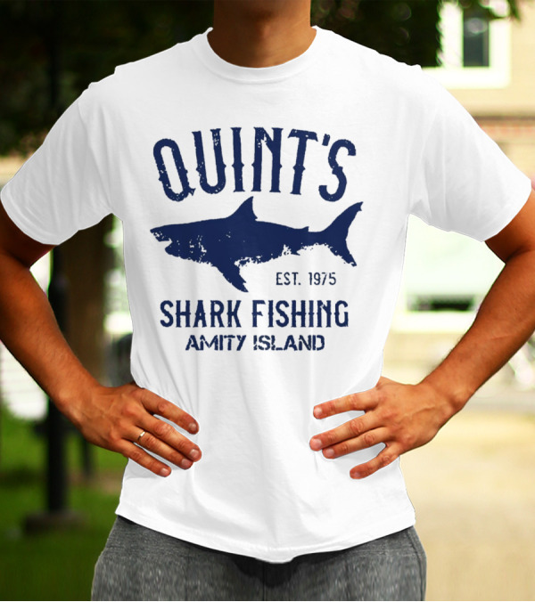 Quint’s Shark Fishing Amity Island EST 1975 T-Shirt