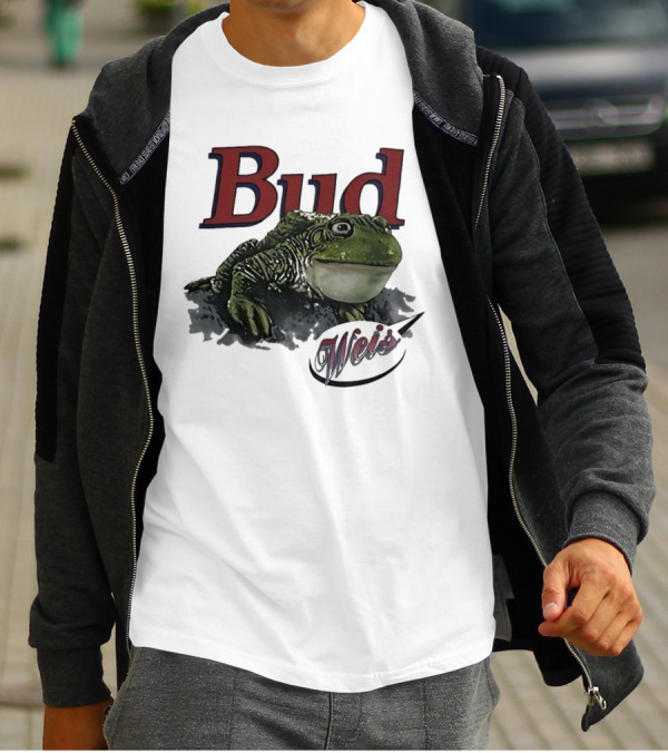 Budweiser Bud Weis Frog T-Shirt