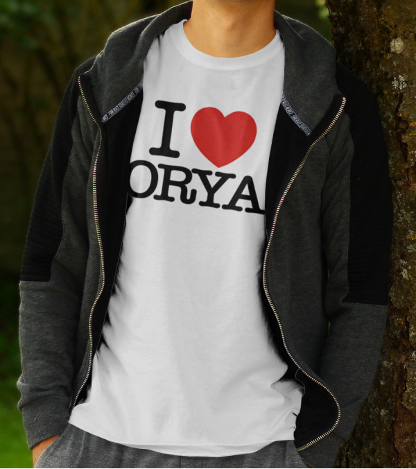 I Love ORYA Heart Icon T-Shirt